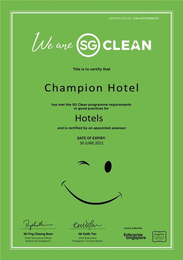 Champion Hotel Сингапур Екстериор снимка